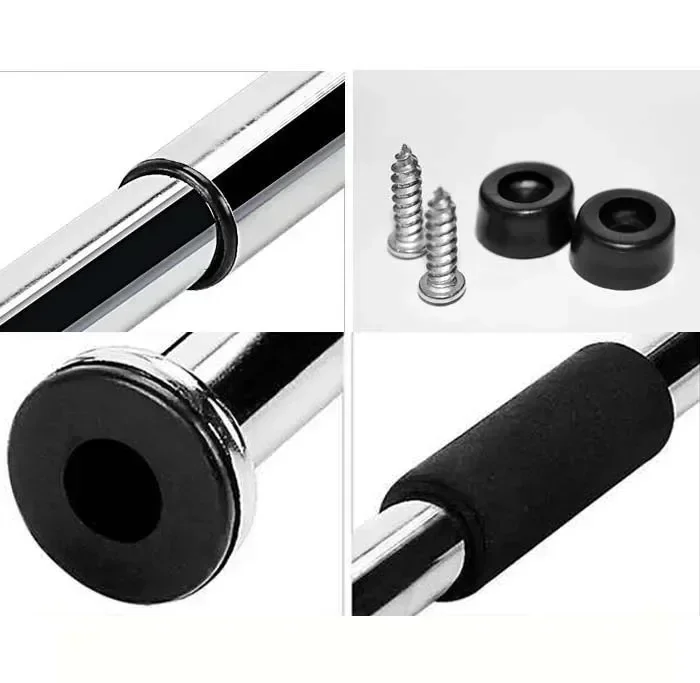 Gym Home Exercise Fitness Equipment Pull-up-bar Upgraded Punch-free Pull Up Bar Door Horizontal Bar Door Frame Wall Single Rod