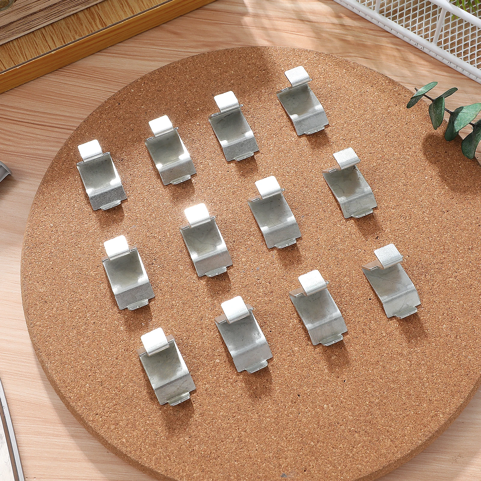 

12 Pcs Snap Iron Cabinet Accessories Shelf Pegs for Shelves Liner Metal Shelving Brackets Clips Stainless Steel