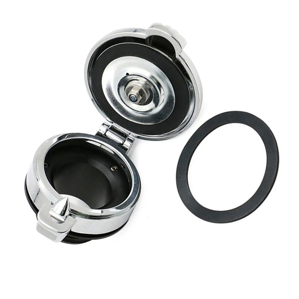Tapa de tanque de combustible de motocicleta, cubierta para Harley Road King Dyna Softail Sportster XL883 1200X48
