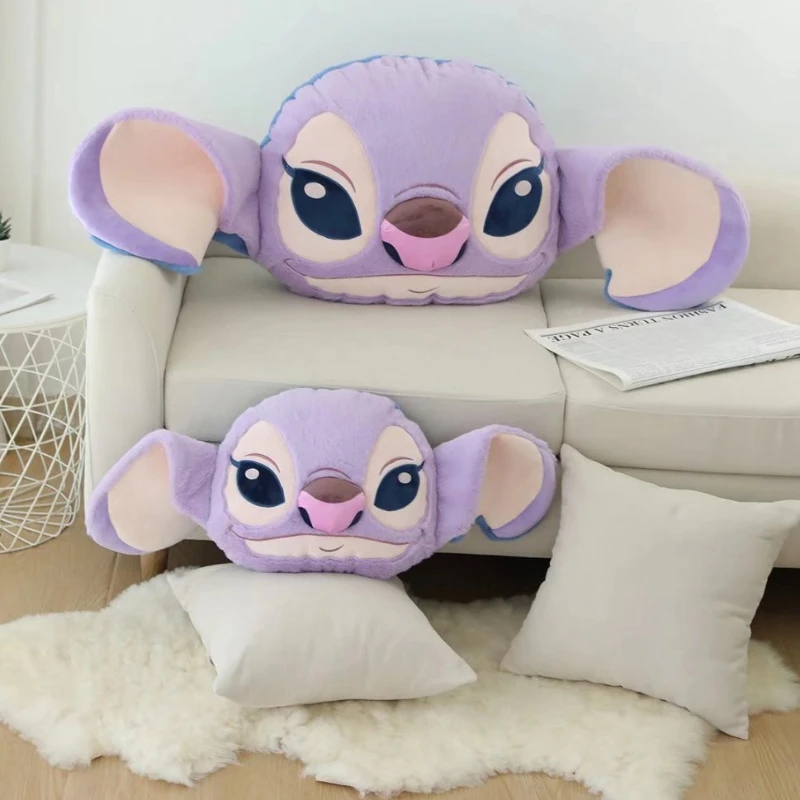 45-110cmGenuine Disney Stitch Double Sided Pillow Cushion Kawaii Soft Stuffed Animal Anime Cartoon Room Decor Kids Birthday Gift