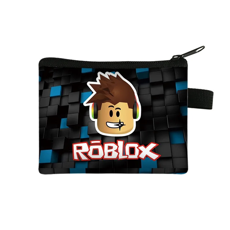 حار ROBLOX لعبة لطيف محفظة نسائية للعملات المعدنية المحمولة الكرتون محفظة صغيرة مضحك عملة مفتاح البوليستر حقيبة التخزين للهدايا صديق #3