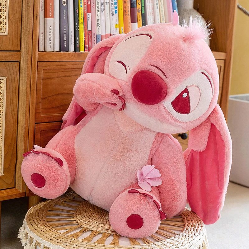 

Kawaii Disney Stitch Plush Toy Cute Filled Doll Anime Cherry Blossom Stitch Stuffed Animal Kids Birthday Gift for Girls