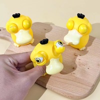 New Strange Funny Cute Anime Figure Psyduck  Eye Popping Staring Doll Squeeze Decompress Toy