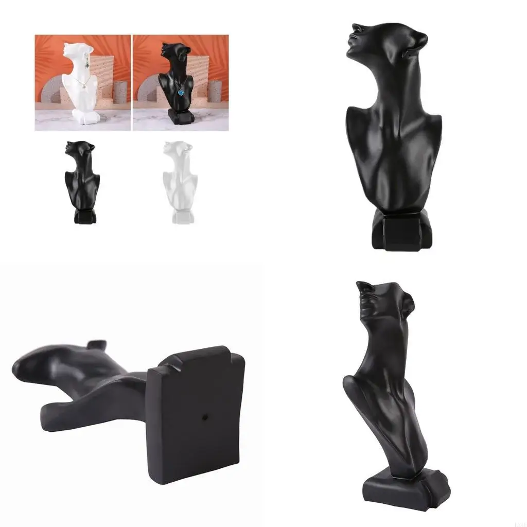  Elegant Sturdy Resin Jewelry Display Stand Portable Accessory for Necklace and Earrings Home Decoration Organizers