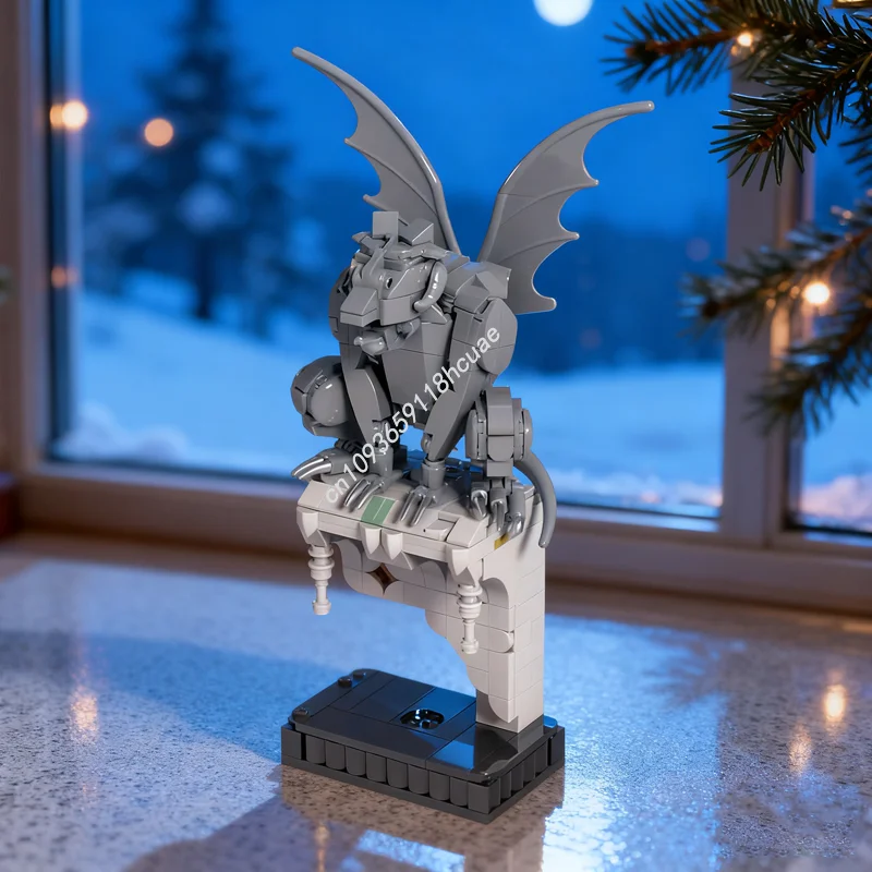 

382pcs MOC Gargoyle Castleed Model Building Blocks Construction Toys Assemble DIY Christmas Gift Creative Education Brick Kids