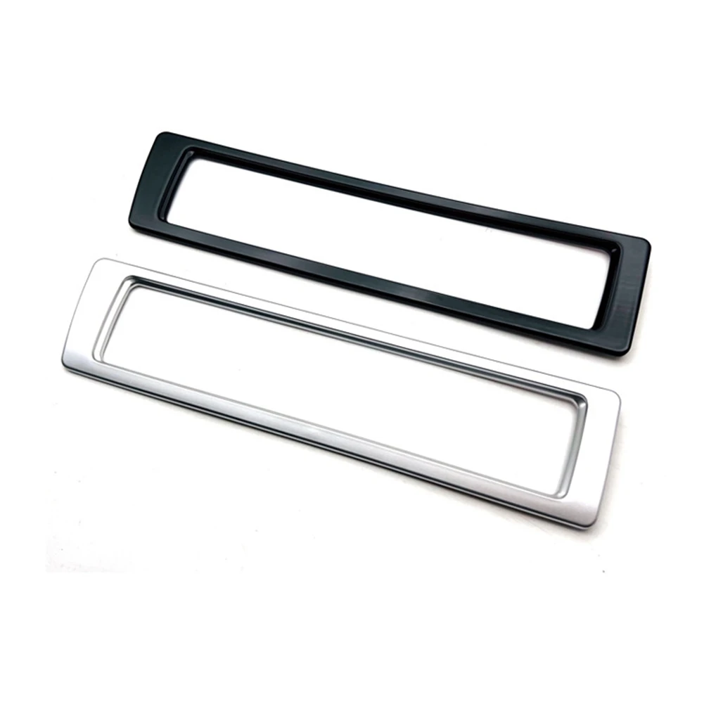 لوحة القيادة الفضية غير اللامعة ، فتحة التهوية المركزية ، إطار منفذ A/C ، تشذيب لسيارة دايهاتراي هيجيت كارجو + RHD