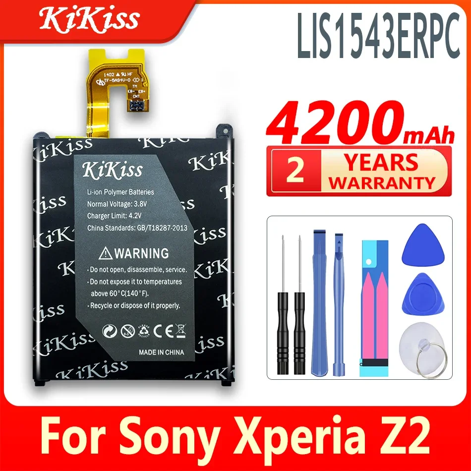 

4200mAh LIS1543ERPC Battery For Sony Xperia Z2 L50 L50w L50u L50t Sirius SO-03 D6503 D6502 Phone Battery