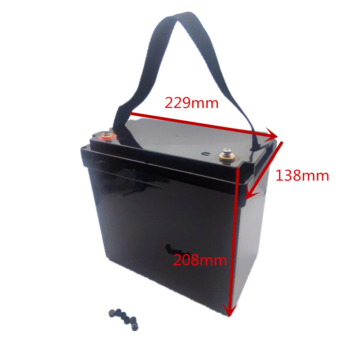 12V 55Ah LiFePO4 Battery Case Screw Type for Solar System Energy Storage 14.4v Empty Box