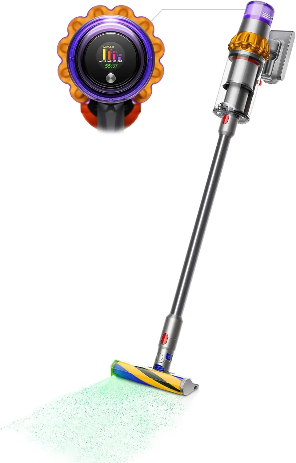 V15 Detect Cordless Vacuum Cleaner, Multicolor, 10.5