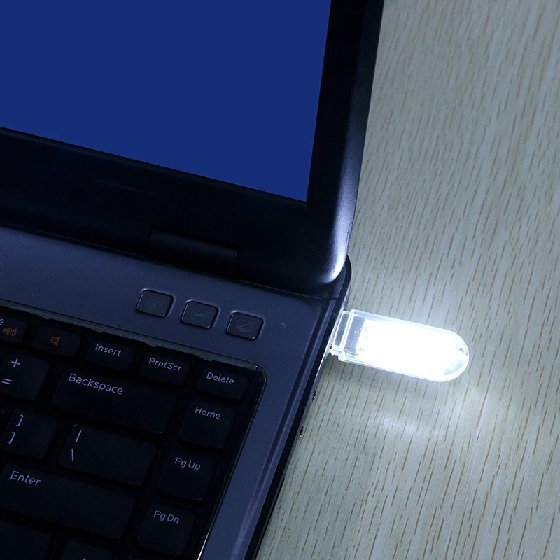 LED 고휘도 미니 USB 야간 조명, USB 컴퓨터 책상 램프