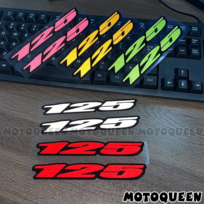 Motorcycle Emblem Tank Body Side Fairing Decal Stickers For CB CMX XMAX NMAX BN Z CR KX ST XSR MT YZ RS RX SX Duke NS BN GT 125