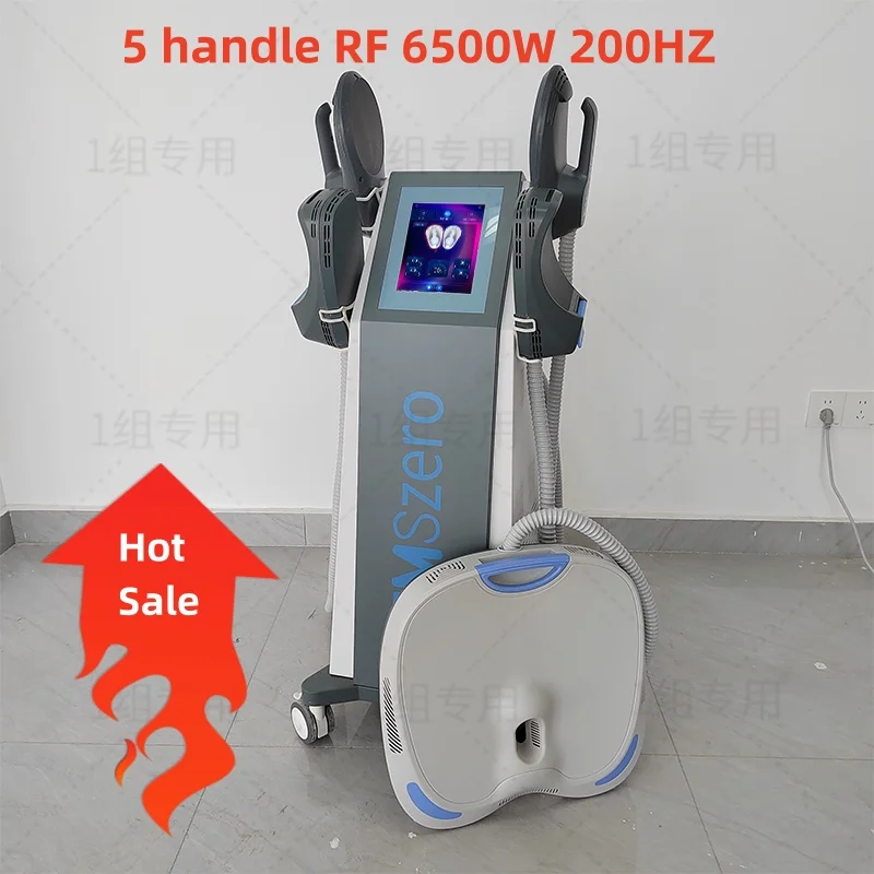 Professionele RF EMSzero Body Sculpting Machine Elektrische EMS Vetverbranding Afslanken Spierstimulator 15 Tes 6500 W 5 Handvat Neo