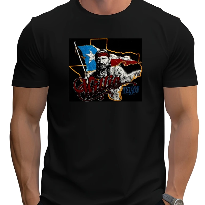 

New! Vintage 80s Willie Nelson T Shirt Tee Cotton S to 4XL P526(1)