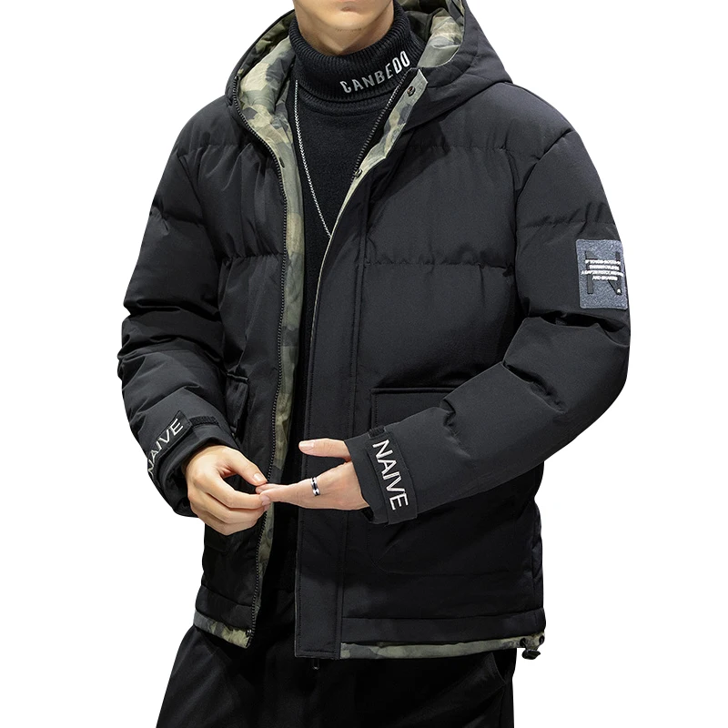 Casaco de Parka elegante masculino, Casacos na moda, casual, nova chegada, Outono, Inverno, 2023