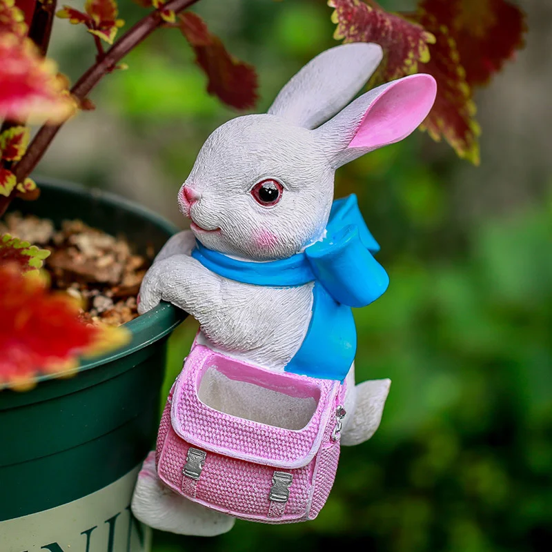 

Creative Home Resin Crafts, Rabbit And Animal Decorations, Cute New Decorations For Entering The Courtyard