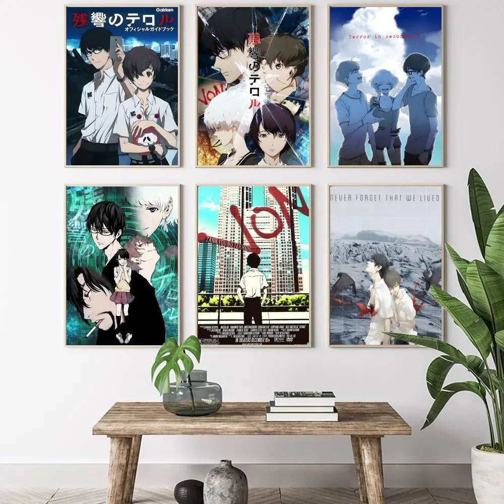 Terror in Resonance Poster HD art sticky wall waterproof home living room bedroom bar aesthetic decoration