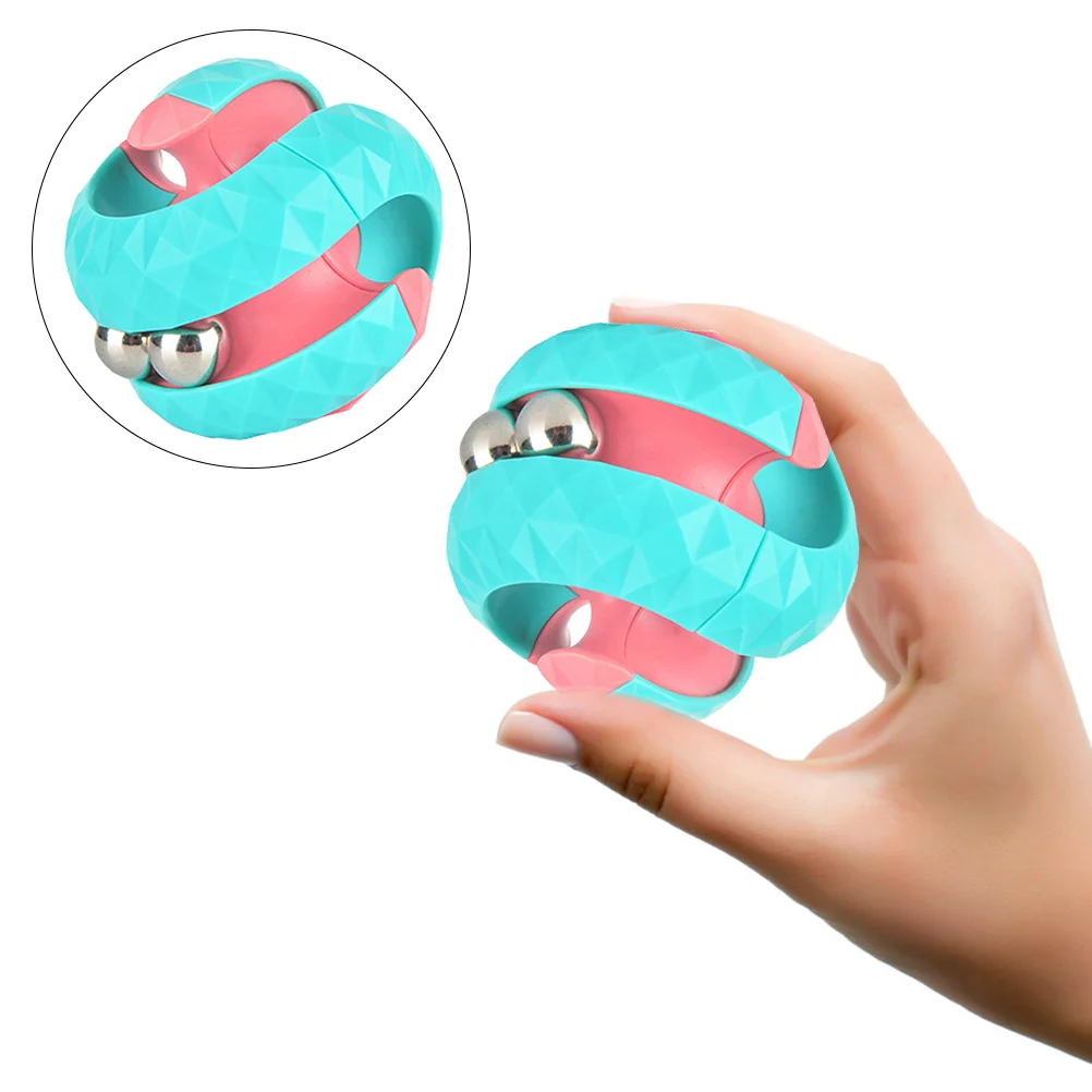 

Orbit Children’s Toys Rotary Rail Ball Palm Rotating Fingertip Gyro Pressure Relief Plastic Stress