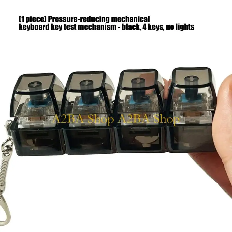 

A2BA Mechanical Keyboard Switches Tester For Identifying Press Feel Keychain Toy for 4-Key 9-Key Type