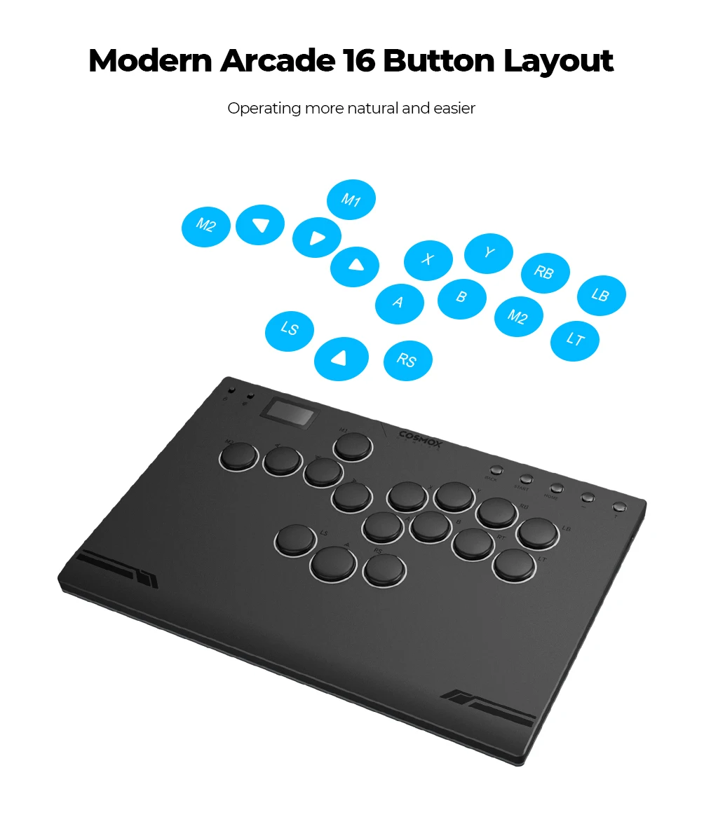 Haute42 M-Ultra Gen 2 Aluminium-Legierung Hebellos-Arcade-Stick Hitbox-Controller für PC/PS4/PS5 Arcade-Hebellos-Controller – Detail 10