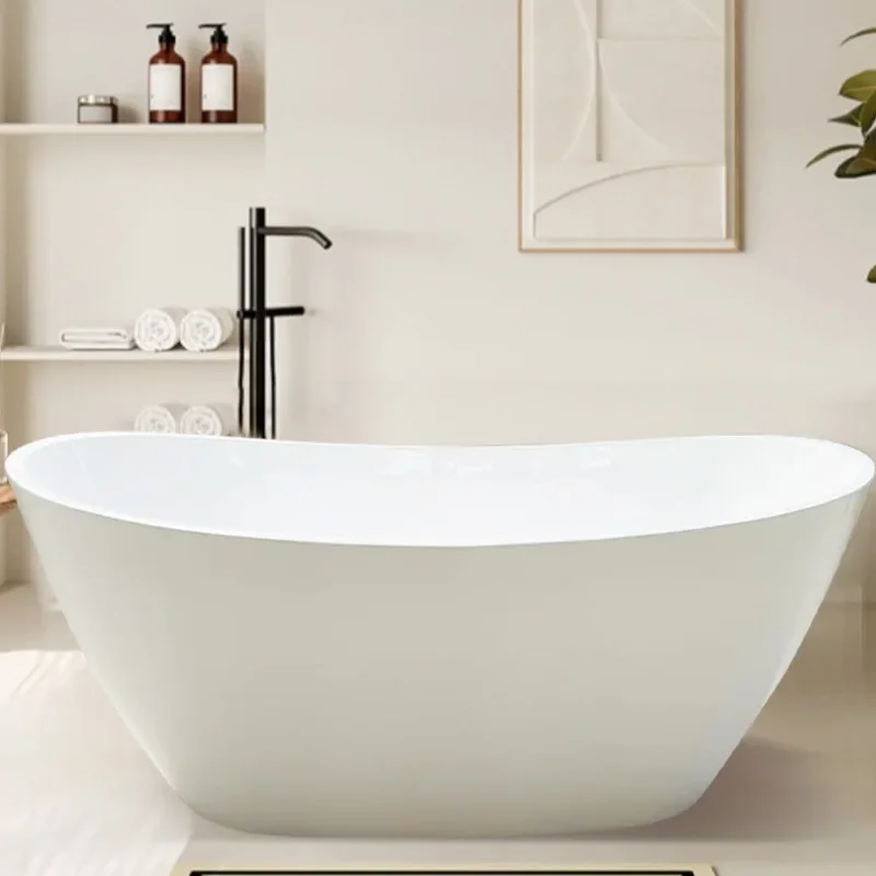New acrylic bathtub, family adult free-standing bathtub, bed and breakfast hotel bathroom bath