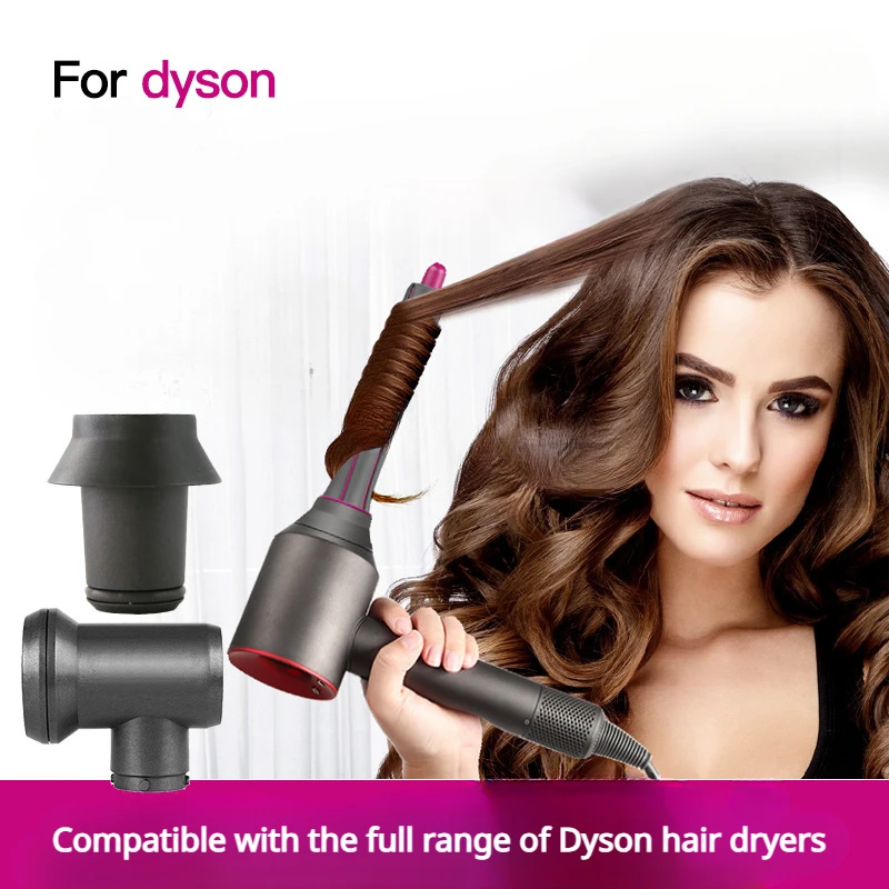 Suitable For Dyson Hair Dryer Curling Nozzle Anti-flying Nozzle Adapter HD08 Curling Iron Accessories