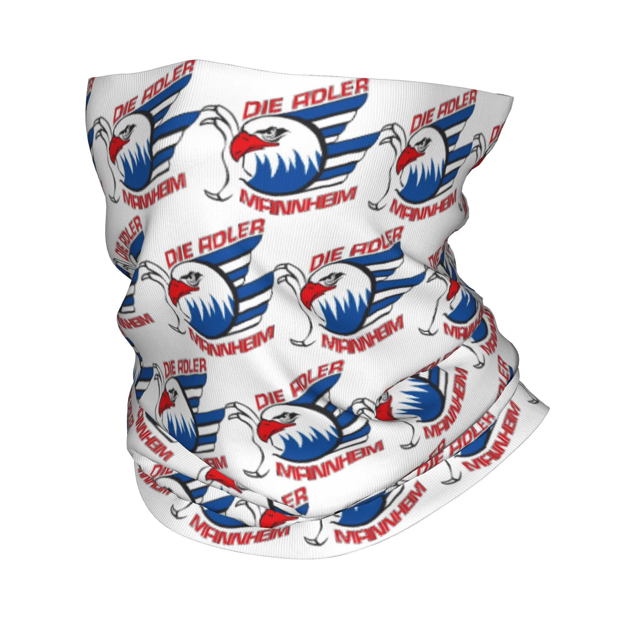 Adler Mannheim Hockey Bandana cuello polaina impresa cara bufanda multiusos sombreros correr Unisex adulto transpirable