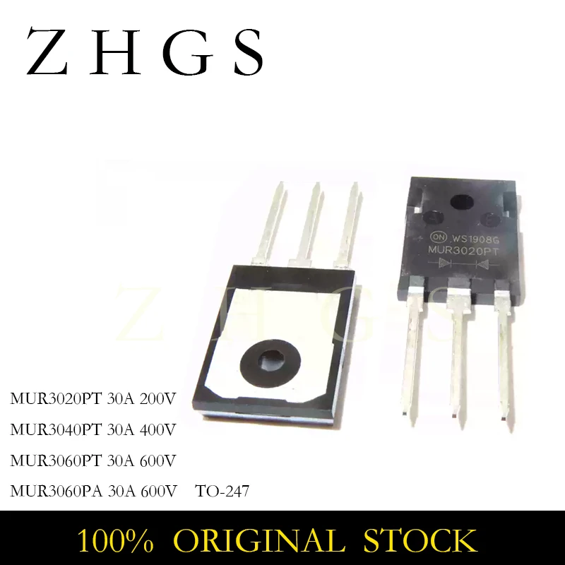 5PCS MUR3060PT MUR3060PA TO-247 MUR3060 PT PA TO247 MUR3040PT MUR3020PT MUR3020 MUR3040 PT TO-3P DIODE NEW STOCK