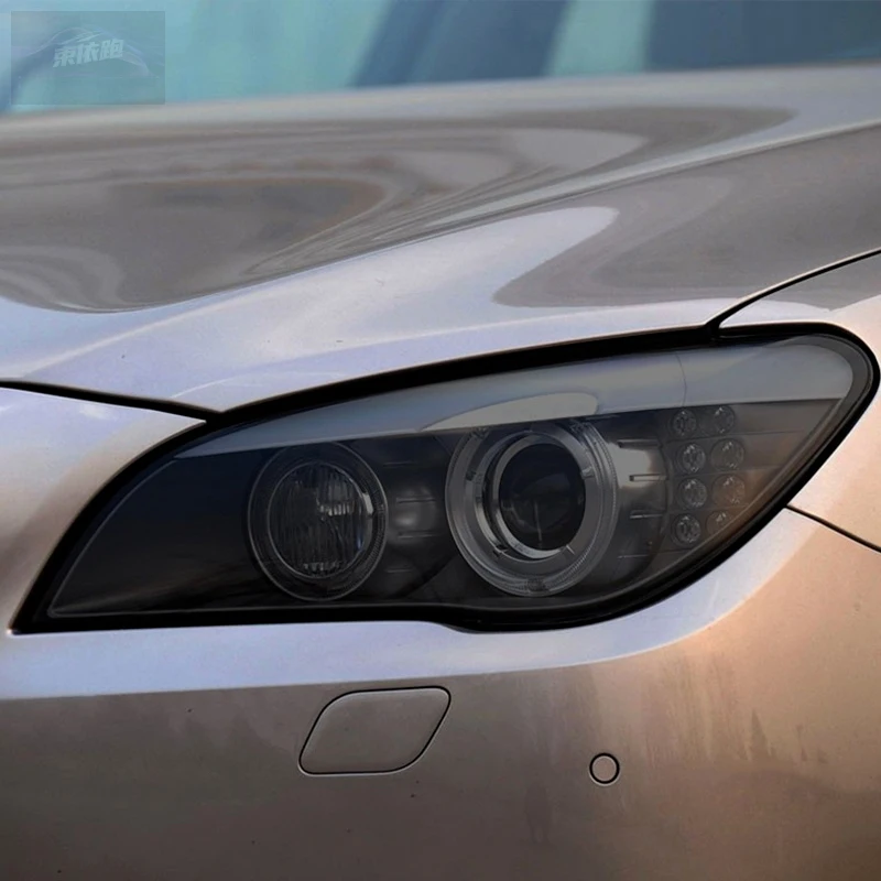 

Car Headlight Protective Film Transparent Black TPU Sticker For BMW 7 Series F01 F02 F03 F04 G11 G12 2009-2020 Accessories 2 Pcs