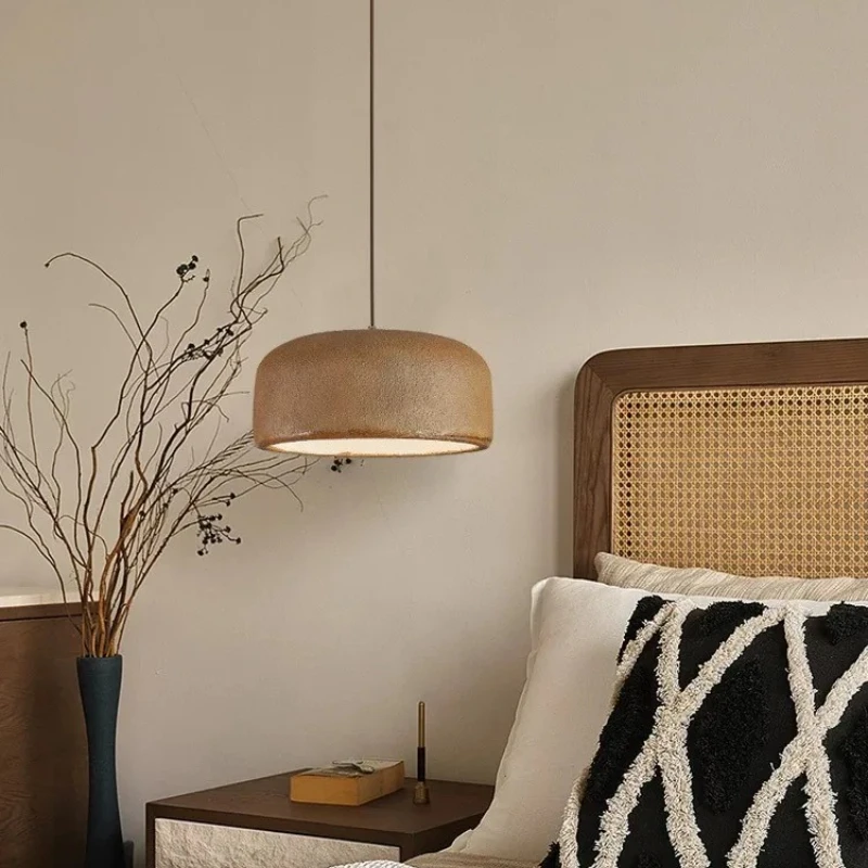 Японский подвесной светильник ваби-саби, потолочные люстры, индивидуальный дизайн, декоративная спальня, бар, кафе, ресторан, светодиодный подвесной светильник