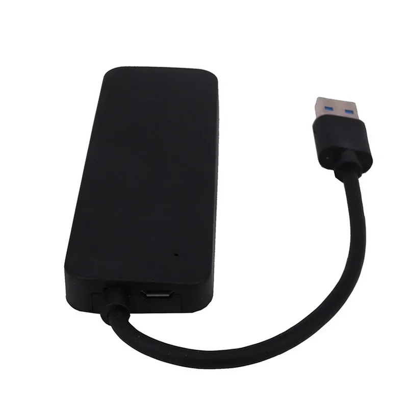 4-портовый USB 3,0 адаптер для компьютера, ноутбука, настольного ПК