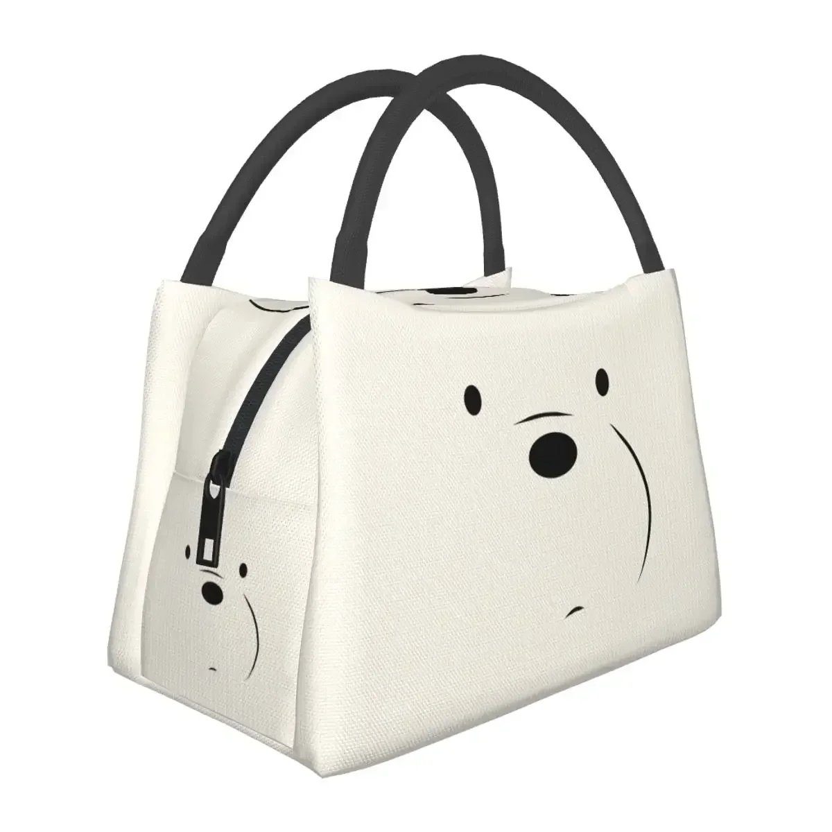 Ice Bear. Cool Bear Lunch Bags Insulated Bento Box Waterproof Lunch Tote Picnic Bags Cooler Thermal Bag for Woman Student Work