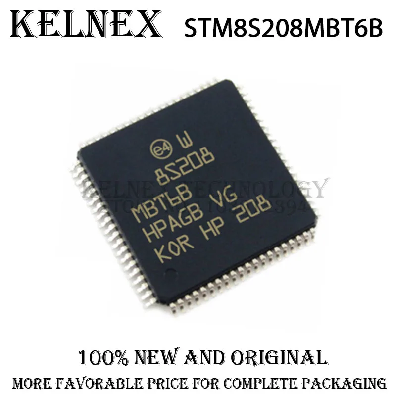 STM8S208C8T6 STM8S208R8T6 STM8S208RBT6 STM8S208CBT6 STM8S208MBT6B STM8 24MHz Microcontroller (MCU/MPU/SOC) IC chip