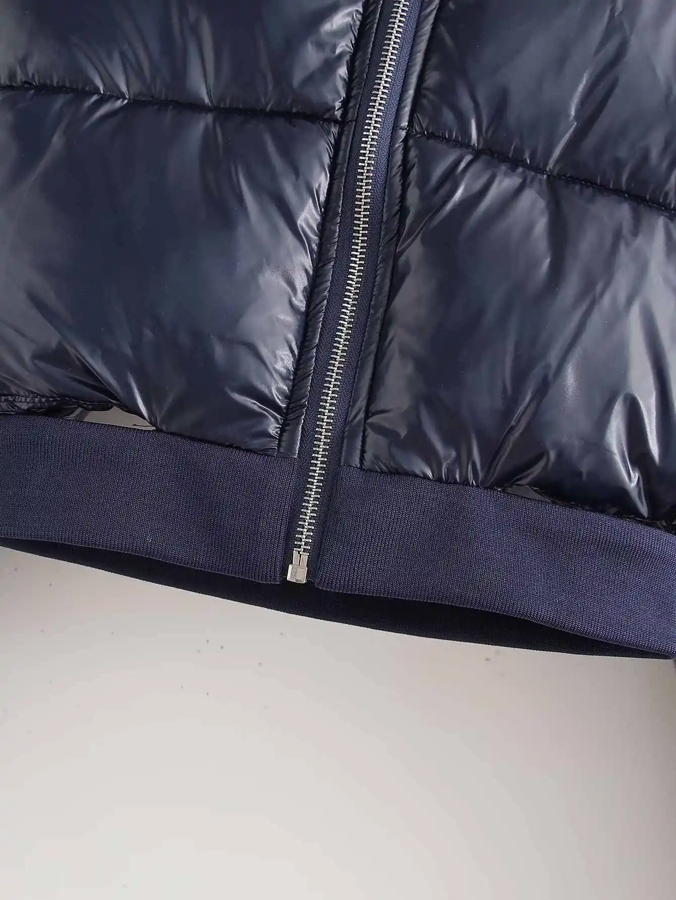 Women Dark Blue Cropped Padded Jacket Warm Thicken Parka Jacket Harajuku Emo Outerwear Jackets Vintage 2000s Winter Clothes 2025