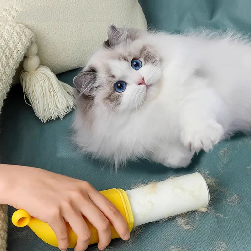 

Многоцелевое средство для удаления шерсти домашних животных, валики для ворса, щетки для чистки кошачьей шерсти, ковер, диван, одежда, валик для наклеек, двойного назначения