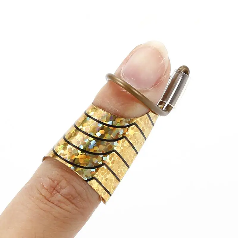 Reusable Aluminum Nail Extension Pallets Tips Forms Nail Art Extension Sticker Builder Form Guide Stencil Manicure Tools