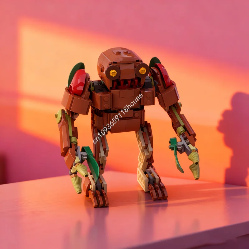 

361 шт. MOC растение в горшке монстр соконсированная модель строительные блоки игрушки строительство собрать креативный рождественский подарок образование дети