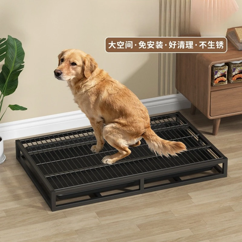 Dog toilet anti-stepping excrement large, medium and small medium and small dog urinal potty integrated flushing training