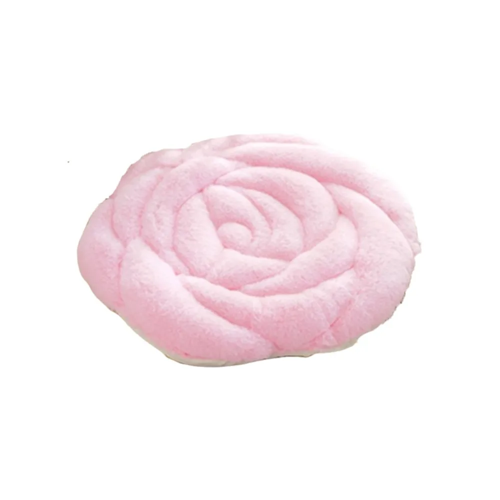 Home Decoration Rose Shaped Chair Cushion Quilted Soft Seat Cushion Non-slip Particle Thickened Tatami Sofa Cushion Living Room