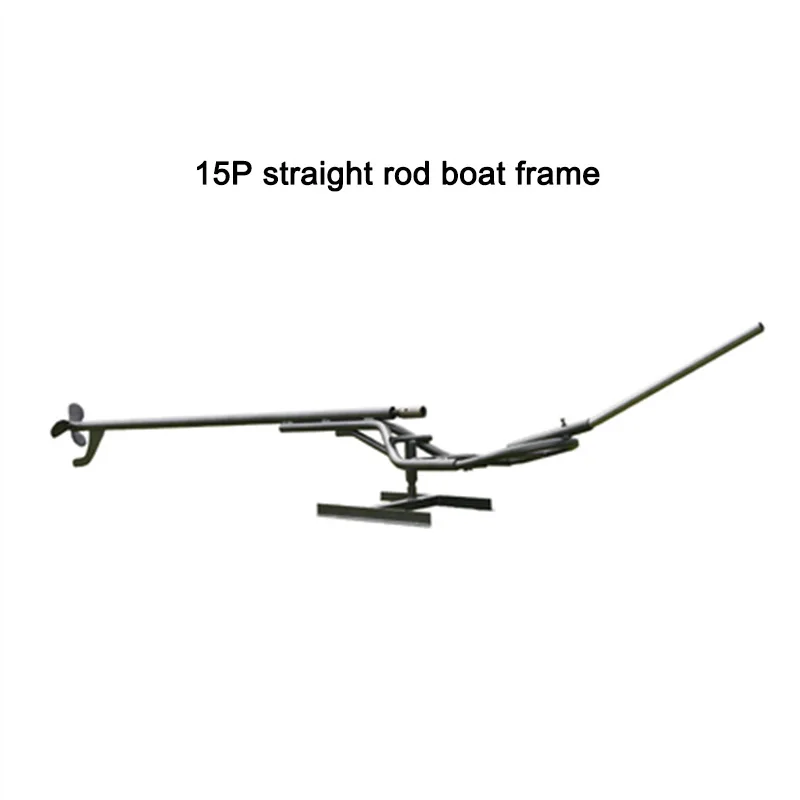 15 P Double / Straight Rod Ship Frame Propeller Thrusters External Hanging Marine Gasoline Engine Rack Paddle Boat Stern Machine