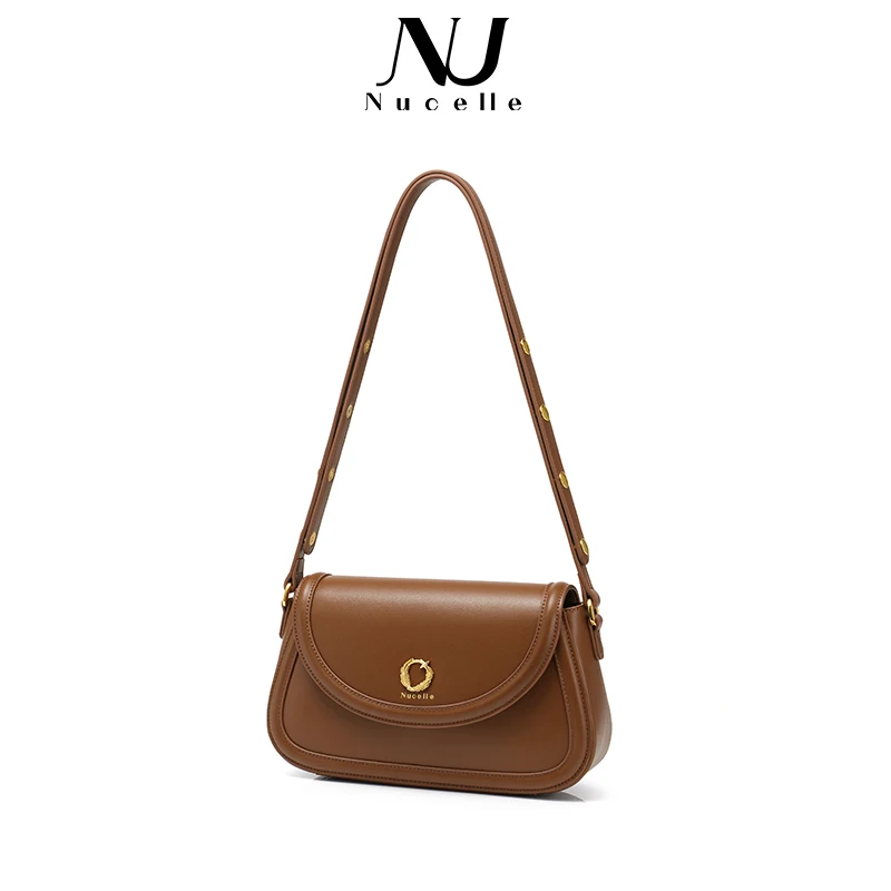 Nucelle Nu ของแท้ใหม่ ZEALAND กระเป๋าใต้วงแขนกระเป๋าพาดลำตัวสะพายไหล่เส้นเดียววินเทจ