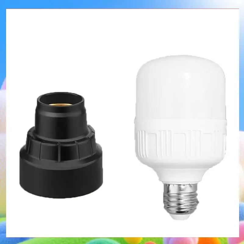 LED Work Light For  12V Li- Battery E27 Light Bulb Socket Adapter Spiral Emergency Light Adapter-AA25