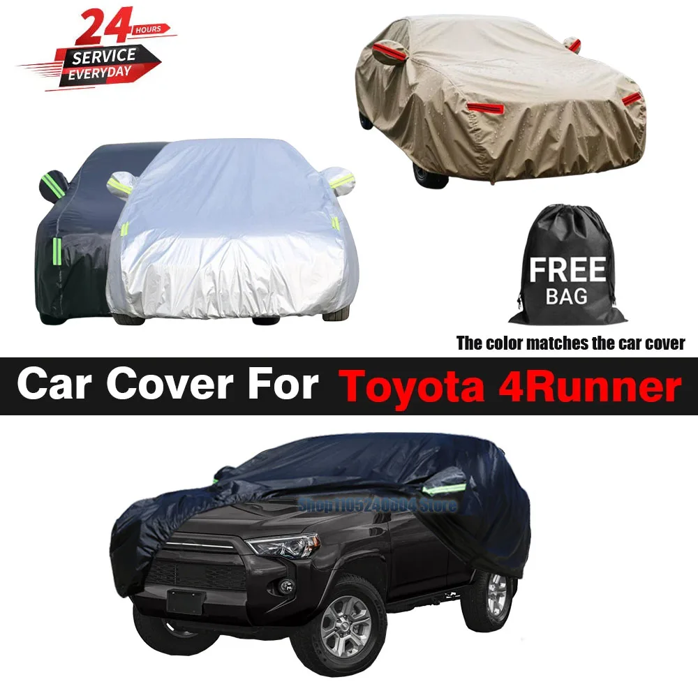 For Toyota 4Runner Trekker 4 Runner All Weather SUV Cover Outdoor Anti UV Sun Shade Rain Snow Ice Fog Resistant