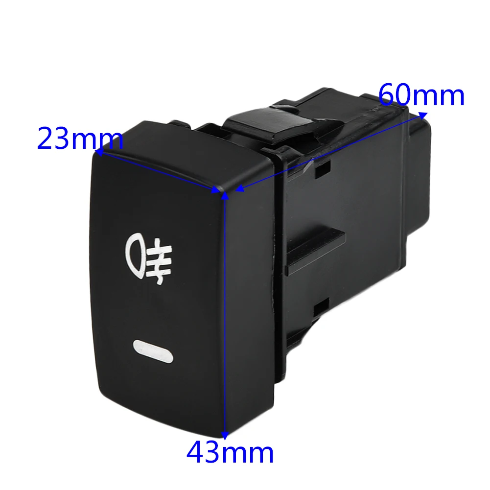 1 PC 5-Pin LED Car Push Button Fog Light Switch Fits For Honda Civic For Accord For CRV Fog Lamp Switch Connecting Wire Car Part