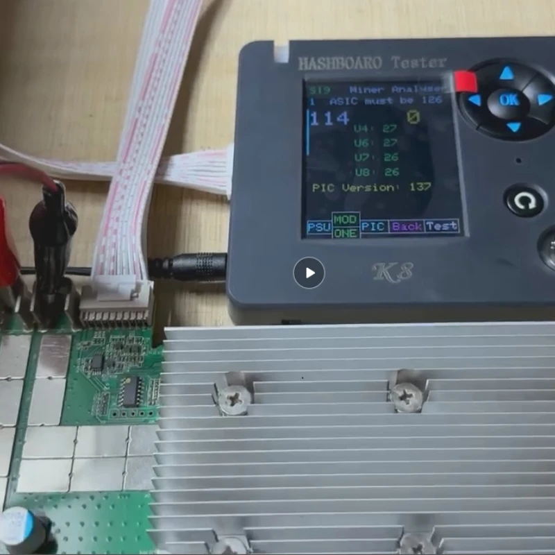 

Универсальный тестер K8, совместимый с Antminer Whatsminer Innosilicon и т. д. Miner Tester Test Fixturebitcoins Miner