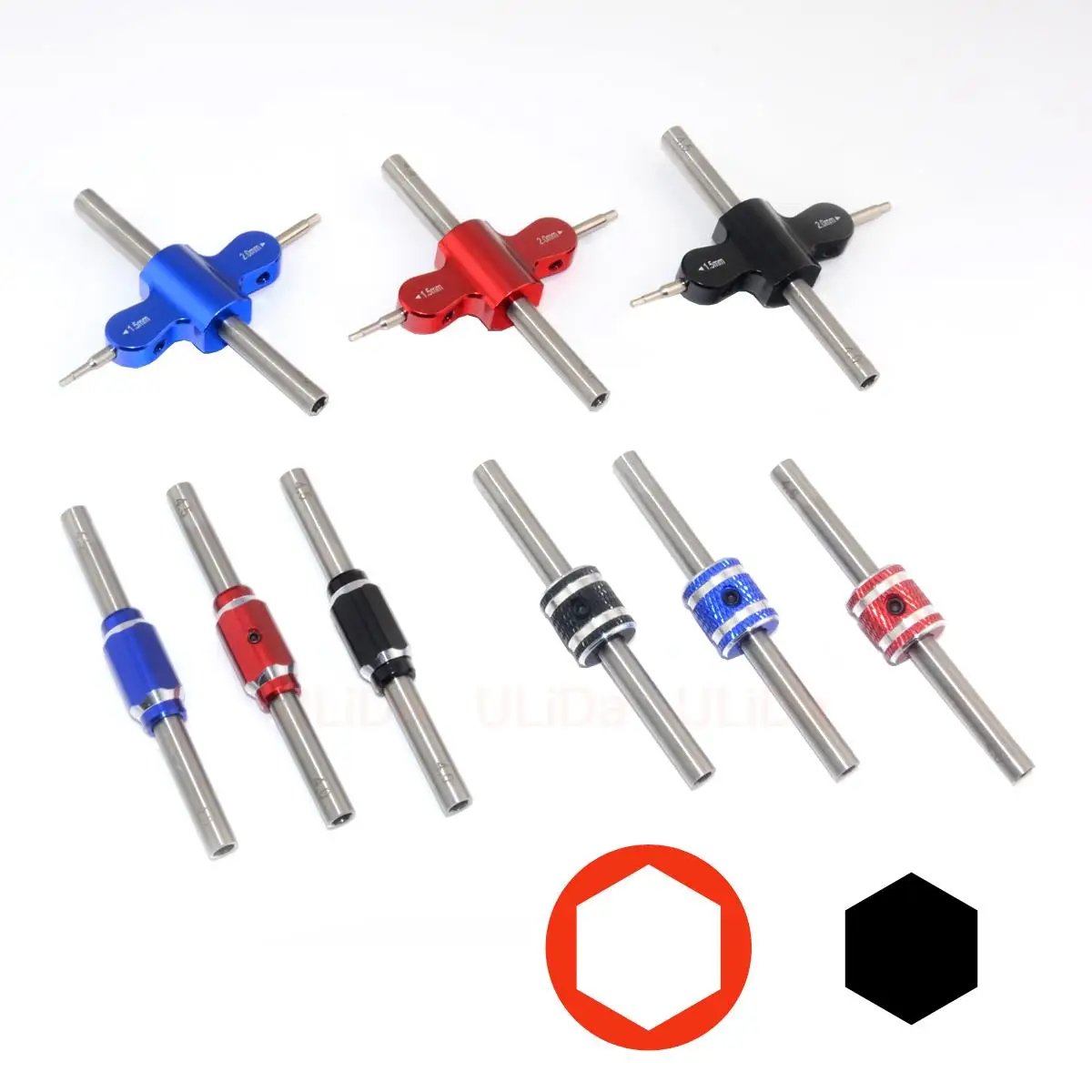 1.5 2.0mm Hex Screwdriver 4.0mm/4.5mm Hexagon Socket Spanner for RC FPV Quadcopter Drone UAV Boat Car Helicopter Toys