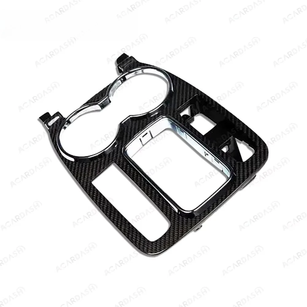 Real Carbon Fiber Center Console Gear Surrounding Saddle Part Automotive Interior Accessories for  GT/GC
