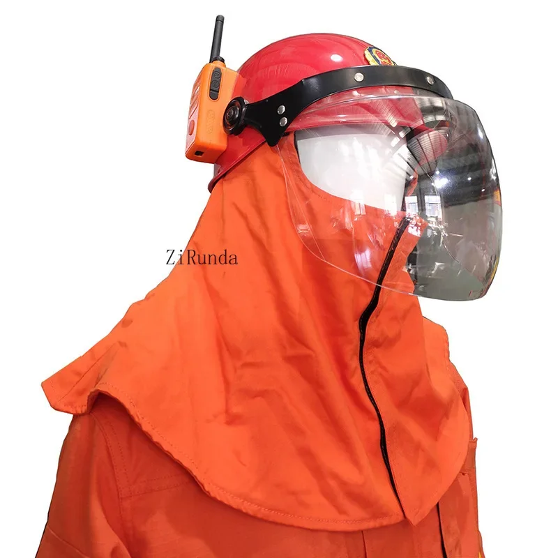 *Fire rescue intelligent fire hat Forest fire intercom helmet Integrated communication helmet