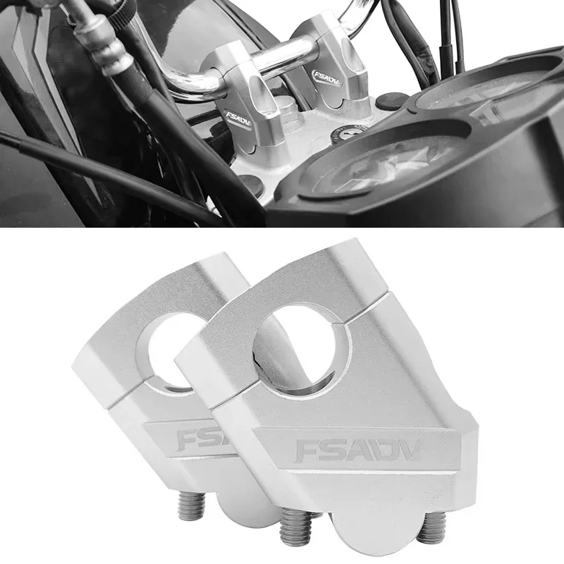Para BMW G310GS G310R G310 G 310 GS/R 2017-2023 elevador de manillar de motocicleta CNC elevador de barra extensible adaptador d