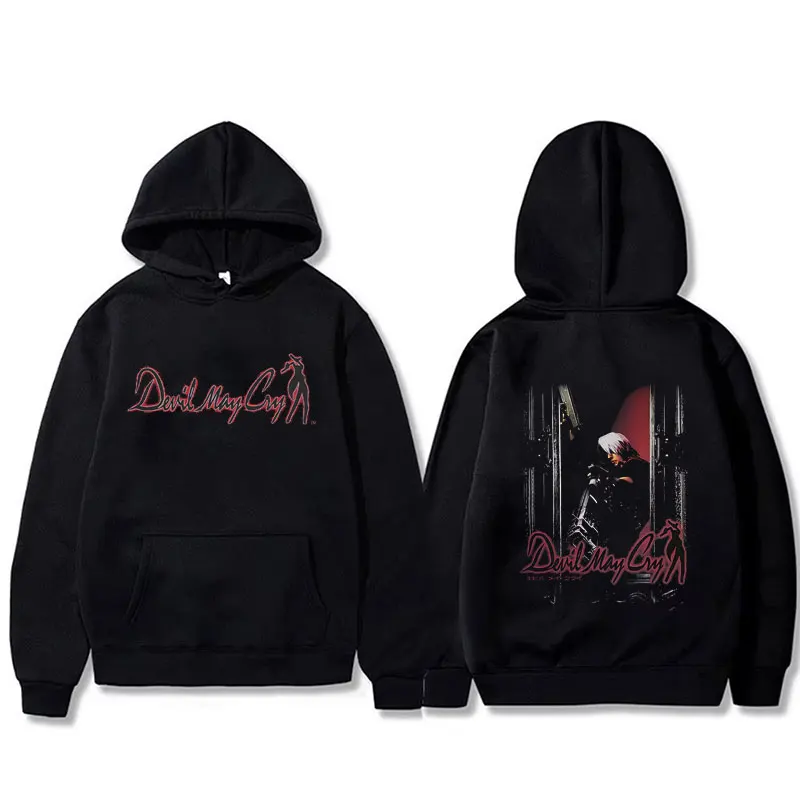 

Game Devil May Cry Dante Hoodie Fans Gift Men Women Vintage Gothic Oversized Streetwear Unisex Casual Cosplay Pullover Hoodies