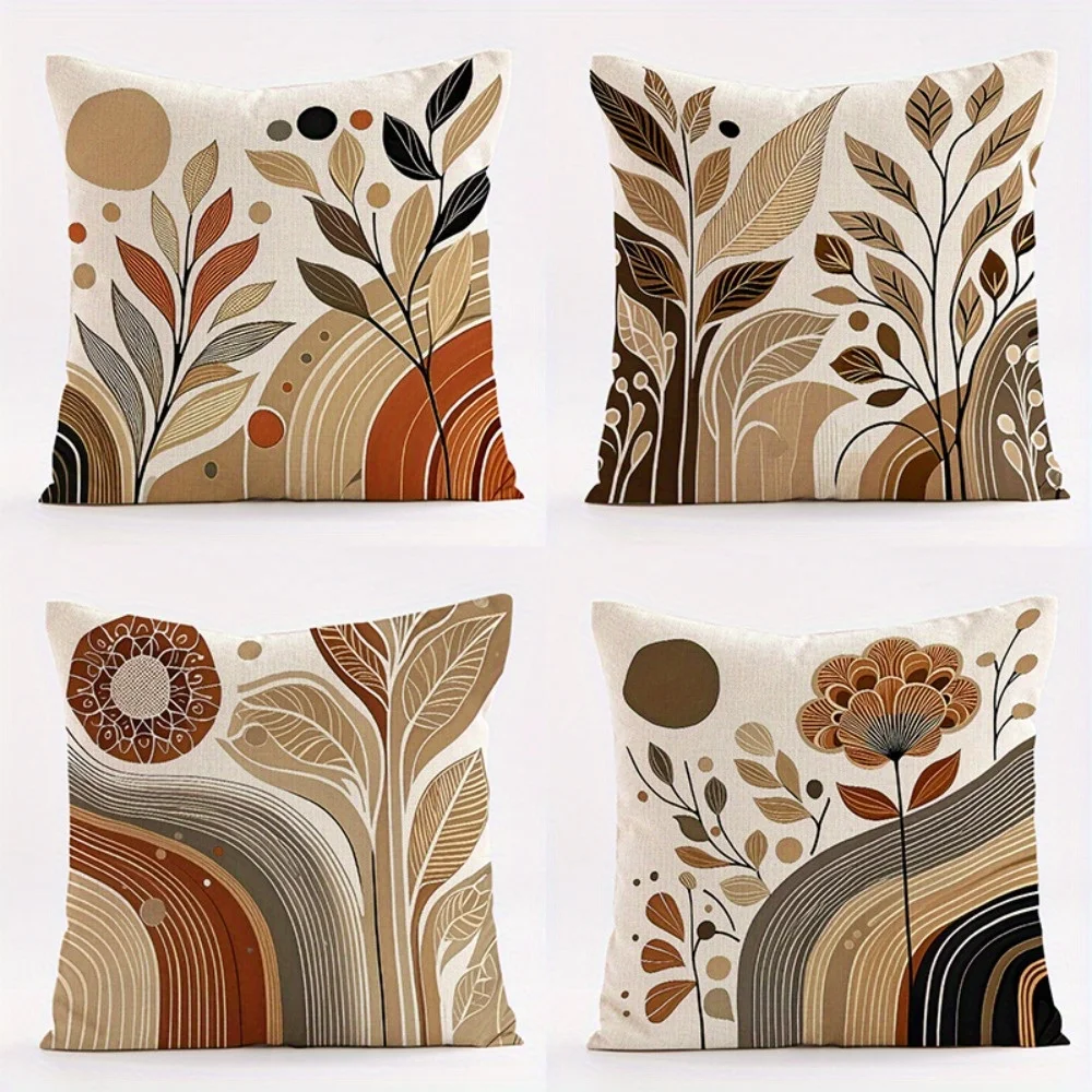 Mondrian-style geometric patterns Single-sided printing Short plush Suitable for living bedrooms sofas (excluding pillow cores)